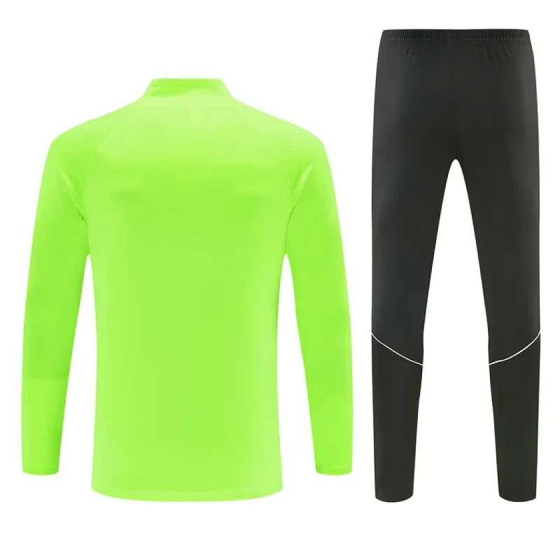 26/27 Atletico Madrid Kids Half-zip Tracksuit Neon Green
