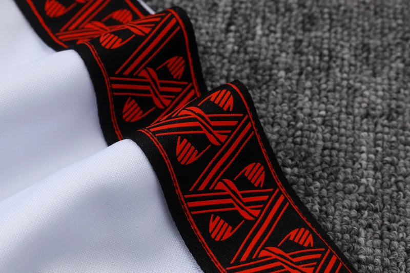 Milan White/Black Tracksuit Full-Zip
