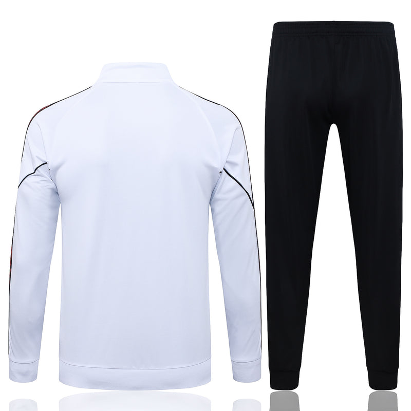 Milan White/Black Tracksuit Full-Zip