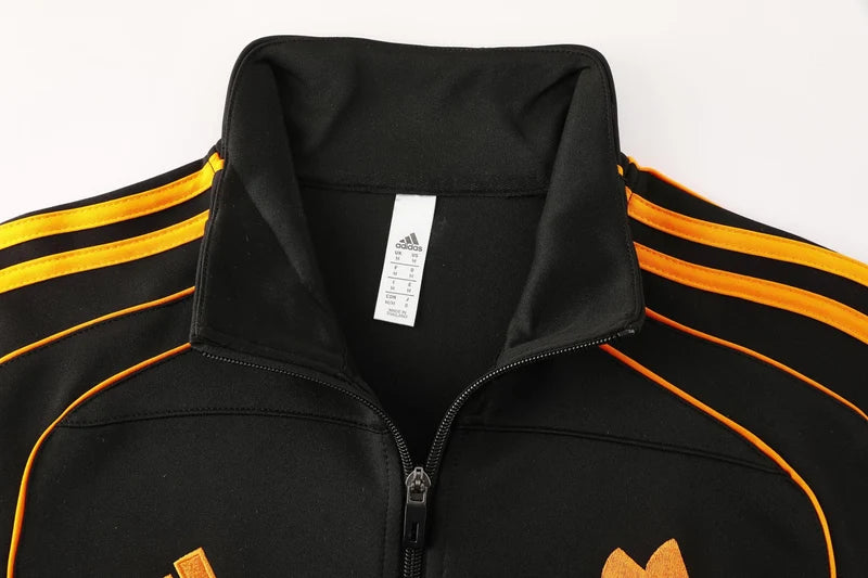 Tuta Roma Nera Full Zip 25/26 Uomo
