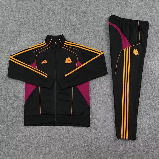 Tuta Roma Nera Full Zip 25/26 Uomo