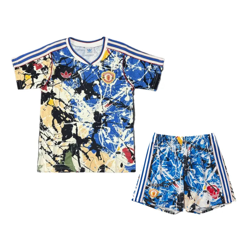Manchester United "Stone Roses" 2026/27 Kids' Home Kit
