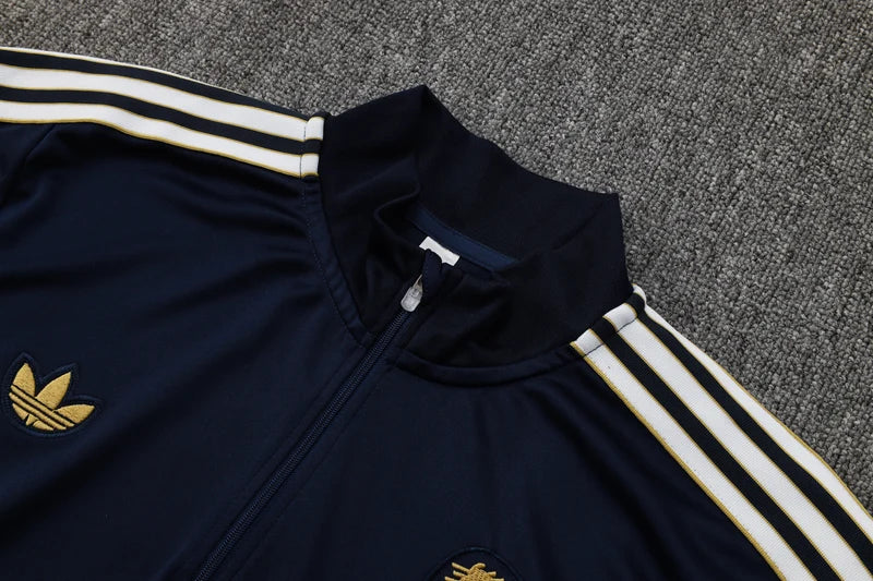 Tuta Blu Scuro Half-Zip Uomo juve