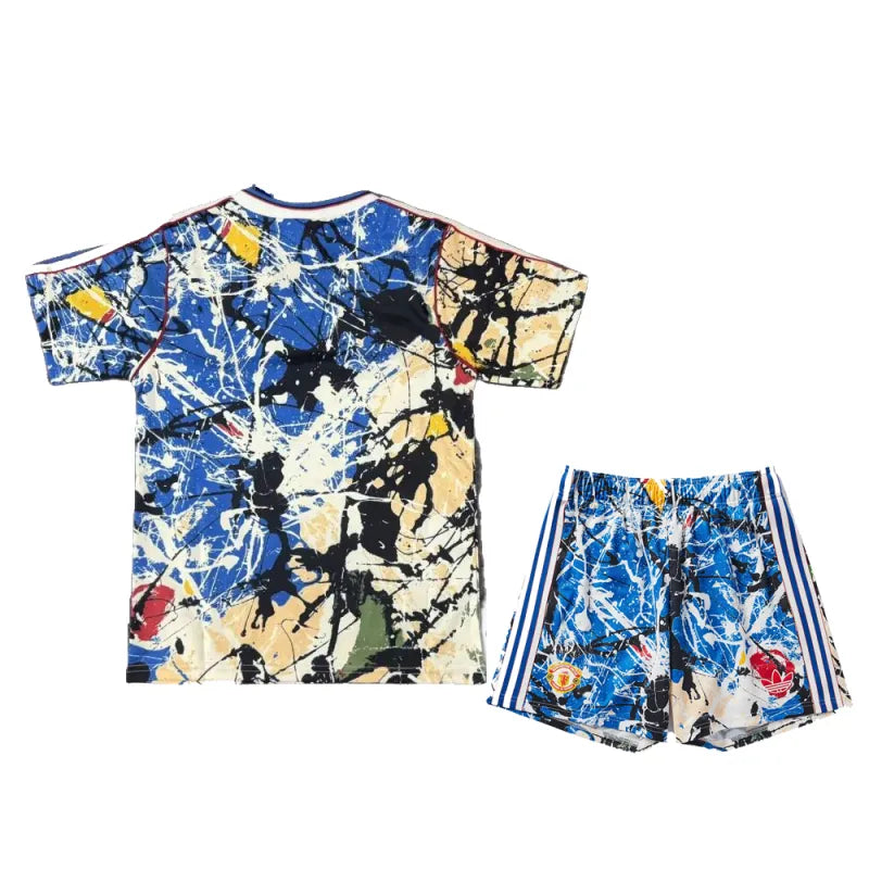 Manchester United "Stone Roses" 2026/27 Kids' Home Kit