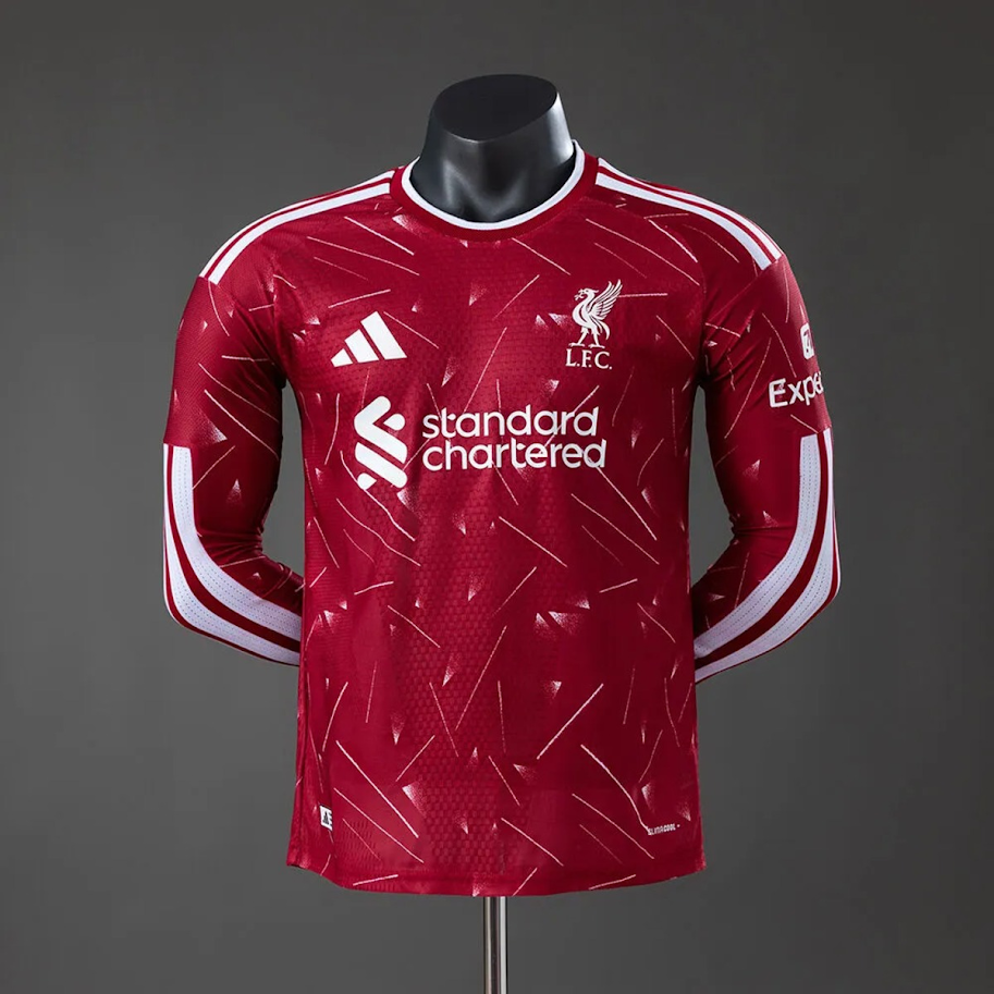 26/27 Liverpool Home Jersey Player Version Long Sleeve