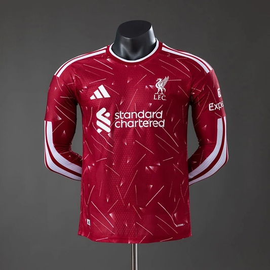 26/27 Liverpool Home Jersey Player Version Long Sleeve