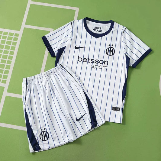 Kit Bambino Inter Milan Away 26/27 Bianco