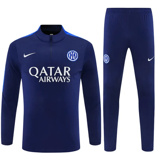 26/27 Inter Milan Half-zip Tracksuit Navy Blue