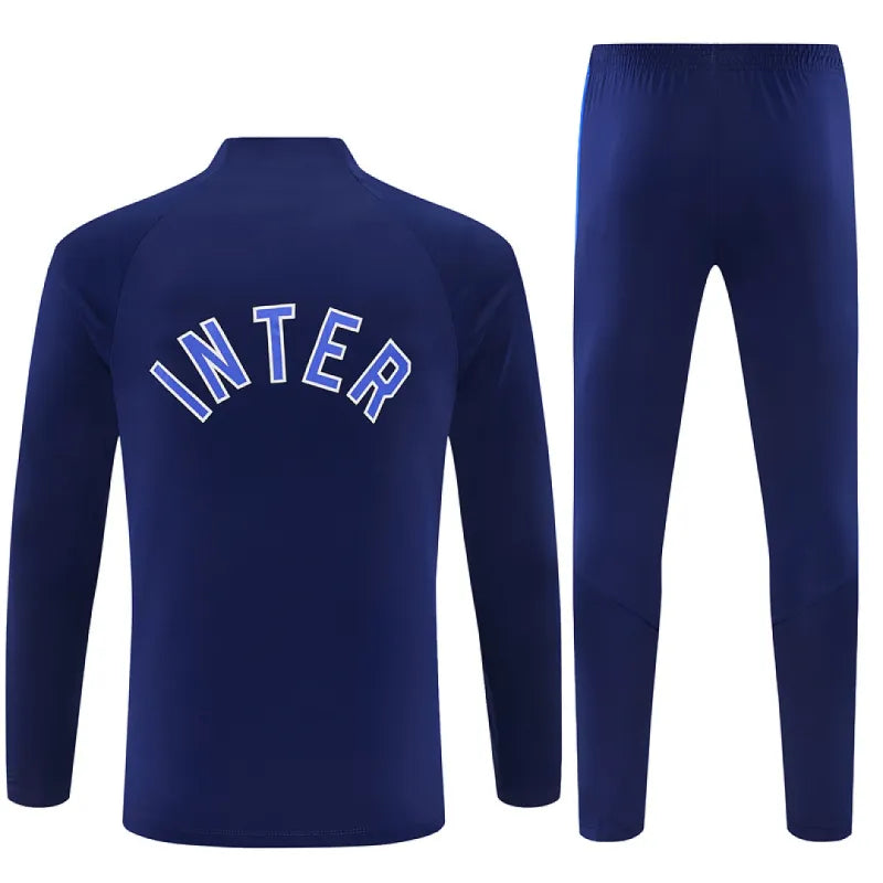 26/27 Inter Milan Half-zip Tracksuit Navy Blue