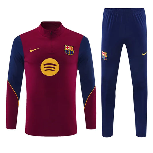 26/27 Barcelona Half-zip Tracksuit Red