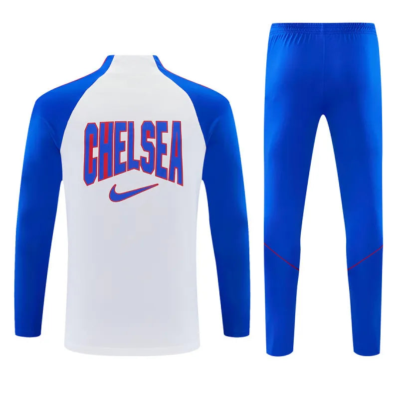 26/27 Chelsea Half-zip Tracksuit White