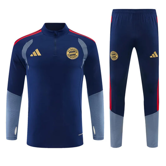 26/27 Bayern Munich Half-zip Tracksuit Royal Blue