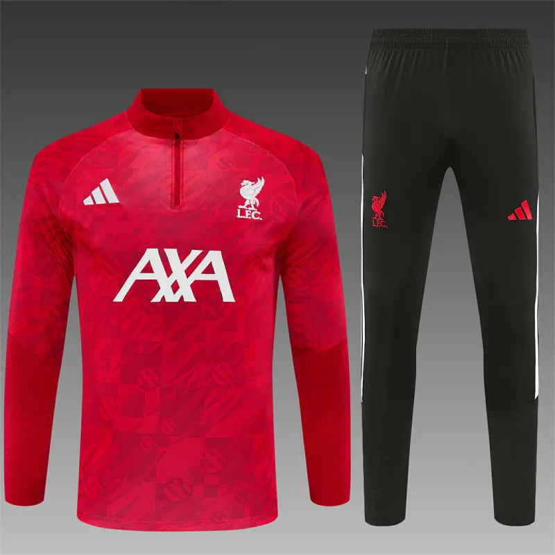 26/27 Liverpool Camo Half-zip Tracksuit Red