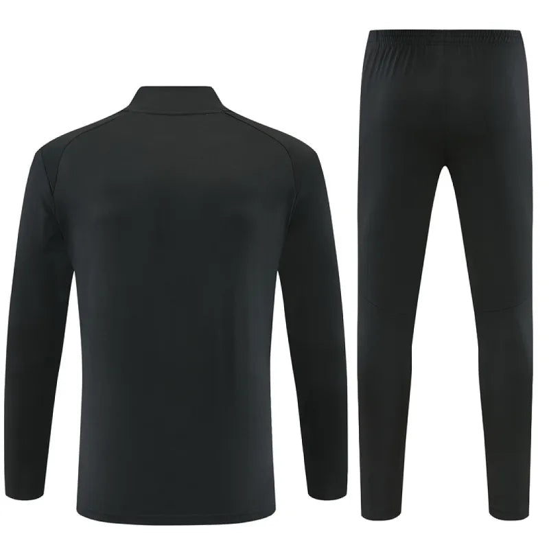 26/27 AC Milan Half-zip Tracksuit Black